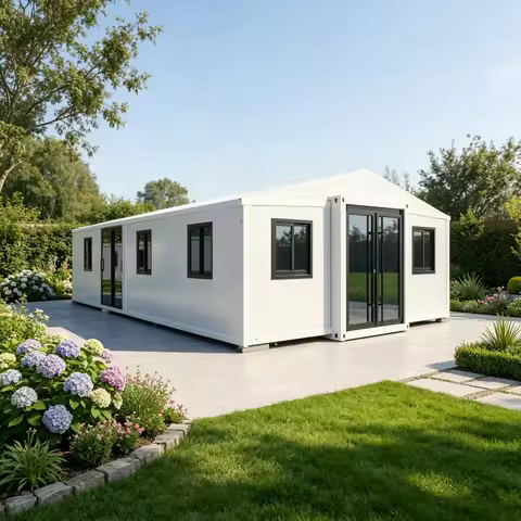 Customized Expandable Container House Supplier Prefabricated Home for Living Office Camp Modern Desi