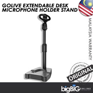 Golive Extendable Desk Microphone Holder with Handphone Holder (HB-2A) Table Tripod Stand with Heavy