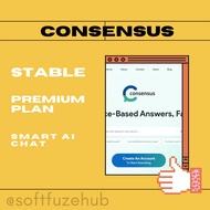⚡FAST 24/7⚡ Consensus AI Premium Account | Evidence-Based Answers, Faster | AI Search Engine