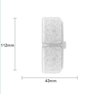 ไส้กรองน้ำพุ ไส้กรองน้ำพุแมว  แผ่นกรองน้ำพุ catit น้ำพุแมว 1 ชิ้น แผ่นกรองคาร์บอน  สำหรับน้ำพุ Pet Water Fountain Filter (มีราคาส่ง)