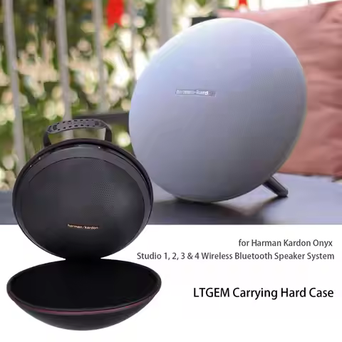 LTGEM Case for Harman Kardon Onyx Studio 1, 2, 3 & 4 Wireless Bluetooth Speaker System. Fits Recharg