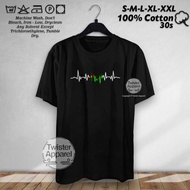 Kaos Crypto Trader Heartbeat Cyptocurrency Bitcoin Ethereum Solana Bitcoin Baju Distro Casual Cotton
