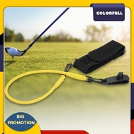 [Colorfull.sg] PGM Golf Swing Elastic Rope Adjustable Hitting Force Trainer Golf Training Aids