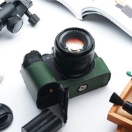 適用機型FUJIFILM X-S20 手掌紋皮革相機底座皮套