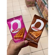 [READY STOCK] Apollo Waffle Stick (Chocolate / Strawberry Flavor) | Wafer Berkrim Apollo