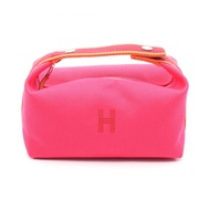 【二手】愛馬仕 HERMES 手提包 Bride a 黑色 PM 芙蓉花帆布款 Bride a 黑色 PM 芙蓉花女士包 全新未使用