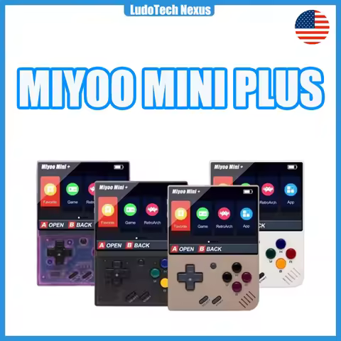 MIYOO Mini Plus Portable Retro Handheld Game Console V2 Mini+ IPS Screen Classic Video Game Console 
