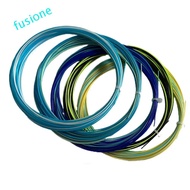 FUSIONEDGE Colorful Rainbow Badminton String, Elastic Colorful Badminton Racket Strings, Ball Net Li