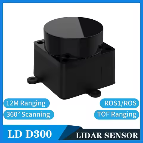 LD06 LD19 D300 Lidar Scanner 360°TOF LD LIDAR Ranging 3D Sensor Kit with 12m Range ROS2 ROS Robotics