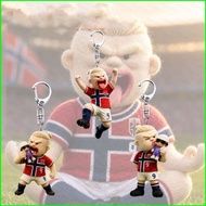 Erling Haaland Keychain Football Matches Erling Braut Haaland Pendant For Backpacks Bag Charm & Keys