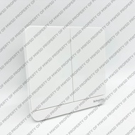 SCHNEIDER AVATARON SWITCH 2 GANG 1 WAY WHITE E8332L1LED_WE_G3