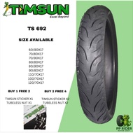 [Free gifts &Free Shipping]Timsun Tayar TS692 Size 17 Tubeless 6090/7080/7090/8090/9080/10070x17/110
