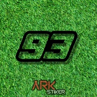 Cutting Sticker 93 Marc Marquez