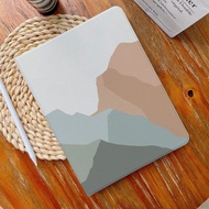 Abstract Mountain Peaks iPad Case with Pencil Holder for iPad Air 4/5 iPad Pro 12.9" 11" 9.7", iPad 
