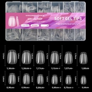 600 Móng Tay Giả Dán Full Cover Kiểu Stiletto Almond Vuông Coffin Pháp Gel Móng Giả Tự Làm Có Thể Tẩ