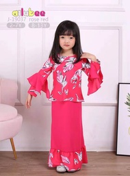 [🔥NEW ARRIVAL BAJU RAYA 2021🔥]💥 KURUNG MODERN KIDS ROSE PINK/ FUCHIA PINK/ ready stock size KIDS 2Y 