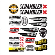 Suitable For DUCATI Motorcycle Sticker 1199 1299 V2 Monster696 821 797 659 Panigale V4 Diavel1260 StreetFighter 848 1098 Scrambler800 supersport Hypermotard 950 Multistrada 1200 Waterproof Reflective Helmet