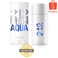 ORIGINAL Carolina Herrera 212 Men Aqua EDT 100ML Perfume