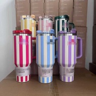 Hot AAAAAA Lee Same Style Thermos Cup 4Ooz Stanley Vertical Stripe Mini Ice Master Cup
