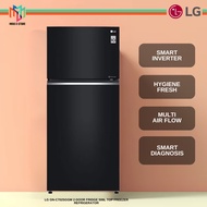 LG Fridge 2D Inverter Glass - Black (506L) GNC702SGGM