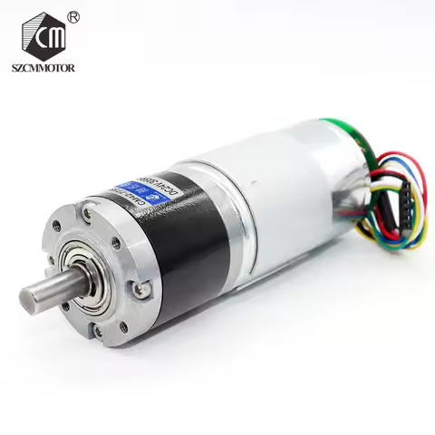 CM42-775B Planetary Gear Motor All-Metal Gear Speed Motor 775 Variable Speed Belt Encoder High Torqu