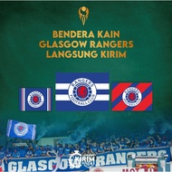 FLAG FLAG CLOTH MATERIAL CLUB GLASGOW RANGERS THE GERS THE LIGHT BLUES THE TEDDY BEARS THE BLUES WAL