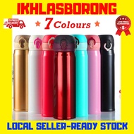 Thermos Bottle 500ml Double-Layer Stainless Steel Botol Vacuum Flask Termos 7 Colours