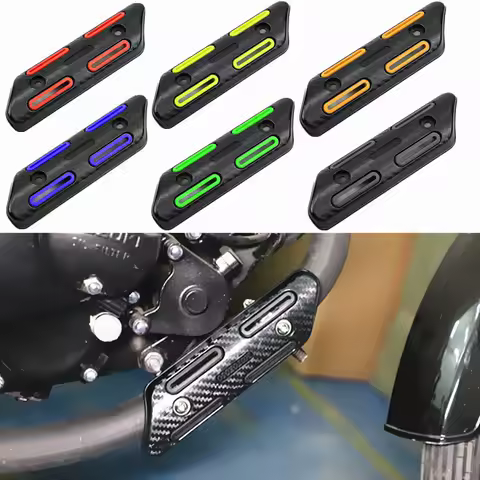 Motorcycle Exhaust Pipe Protection Cover Anti Scalding Heat For Honda Cbr 600 Rr Gsr 750 Suzuki Cb 5