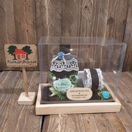 Icy blue jewelry dowry box