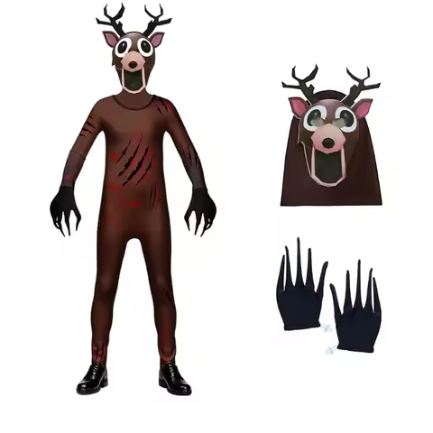 99 Nights in the Forest Deer Costume Adult Horror Game Monster Outfit Halloween Cosplay Party Stage 