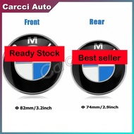 74mm 82mm White Blue Emblem Badge BONNET Hood Repacement For BMW Front Rear Trunk Logo E30 E36 E46 E