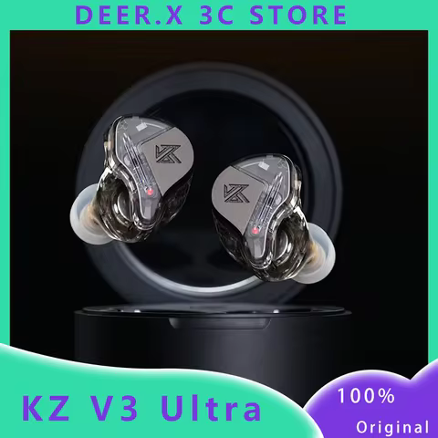 KZ V3 Ultra Wireless Bluetooth Earphones QCC5171 Chip Call Noise Reduction HiFi Custom Earphones APT