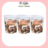 [OLIVE YOUNG] Delight Project Dirty Choco Pretzel 90g x 3pcs