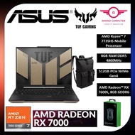 Asus TUF Gaming A16 FA617N-SN3099W 16'' FHD+ 165Hz Gaming Laptop ( Ryzen 7 7735HS, 8GB, 512GB SSD, R