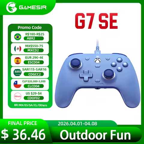 New Color GameSir G7 SE Xbox Wired Gamepad Gaming Controller Blue Purple with Hall Effect Joystick f