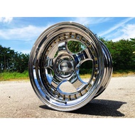 WORK MEISTER Wheels S1 Chrome Sport Rim 16x7.5J 4x100 ET28 CB73.1 - READY STOCK
