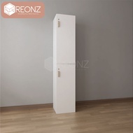 (READY STOCK) REONZ Steve Hostel Wardrobe cloths cabinet with lock clothes rack simple cabinet DIY almari baju Cabinet storage rak baju kecil almari kayu almari baju almari pakaian hostel wardrobe hostel cabinet almari asrama