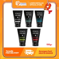 (LUWES) Pond's For Men Face Wash 100 Grams | Facial Wash Ponds Men 100 Grams | Ponds Face Wash All V