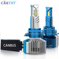 CarTnT 1คู่120W 32000Lm H11 H4 LED ไฟหน้า12V ความสว่างสูง6000K H8 H9 H11 H7 9005 HB3 9006 HB4 9012 H