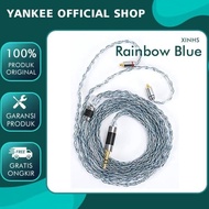 Xinhs Rainbow Blue Earphone Upgrade Cable Iem For Kz Trn Mt1 Pro Blon