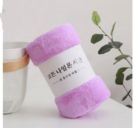珊瑚絨浴巾（紫色）（尺寸：70*140cm）