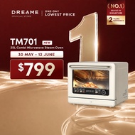 Dreame TM701 25L Combi Microwave Steam Oven | 2000W Steam | 900W Inverter Microwave | Self-Cleaning 