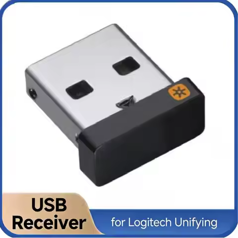 USB Receiver For Logitech Unifying Receiver for Mouse & Keyboard Works with Unifying Logo (Orange St