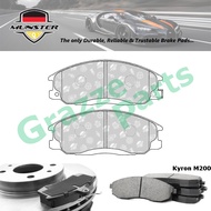 Münster Disc Brake Pad Front for Ssangyong Kyron M200 SUV 2.0 Xdi SUV 2.7 Xdi 2005-2009 D20DT D27DT