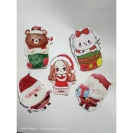 Santa Claus 3d Christmas Envelope Business Package 100pcs