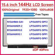 15.6 inch 144Hz Laptop LCD Screen LP156WFG-SPF6 For HP OMEN 15-ek 15T-ek 15-en 15t-en 15z-en Display