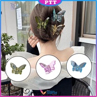 PTT Jepit Rambut Motif Kupu-Kupu Kristal Butterfly Korean Hair Claw Transparant Hair Clip Women Fash