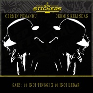 Sticker Smoking Mafia 2 untuk cermin lori kereta van