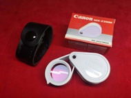 กล้องส่องพระ/เพรช Canon 10x23 สีขาว เลนส์แก้วสามชั้น เคลือบมัลติโค๊ด ส่องชัดสบายตา แถมฟรีซองหนัง