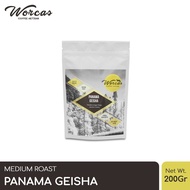 Worcas Arabica Coffee Panama Geisha Natural Process 200 Grams - Medium Roast